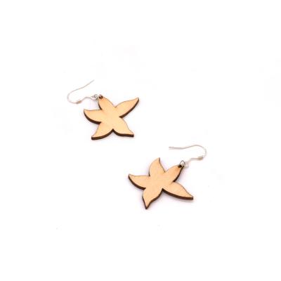 China Europe Light Wooden Jewelry Wooden Earring For Girls for sale