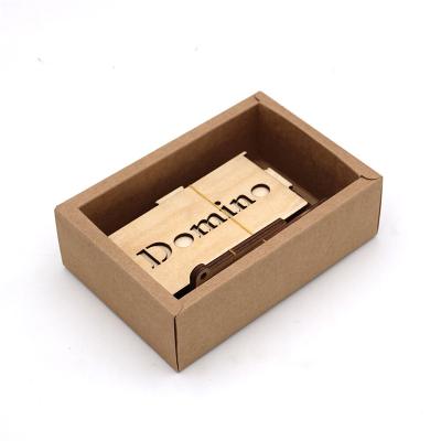 China European Hot Selling Domino Children's Game Wooden Block Board Educational Wooden Toy Block For Children for sale