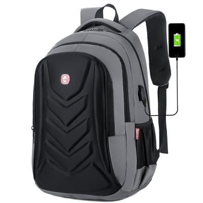 China New large capacity student schoolbag business style computer backpack leisure travel anti-theft backpack for sale