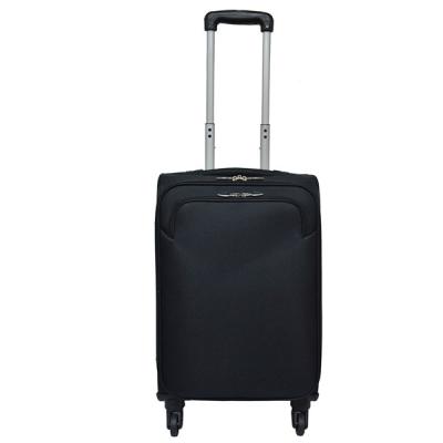 China Customized LuggageBlack Size Trolley Luggage Pinner Bag Hardside Carry-on / Cabin Suitcase for sale