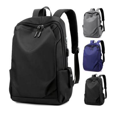 China Waterproof wholesale logo fashion simple Oxford cloth computer backpack men's and women's schoolbags large capacity student backpack for sale