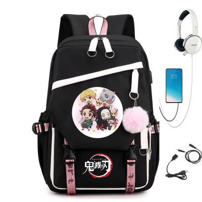 China Peripheral waterproof cartoon schoolbag backpack for men and women anime backpack for students for sale