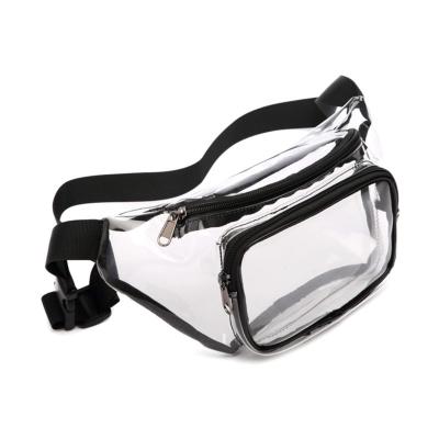 China PVC spot ultralight transparent waist bag outdoor sports rafting fitness storage travel bag can be customized logo for sale