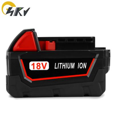 China Machine-out High Power 6.0Ah M18 18v Lithium Impact Drill Battery For Mil 48-11-1840 Replacement 2646-20 48-11-1850 Battery for sale