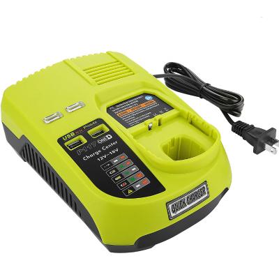 China For Ryobi 3A 12V 14.4V 18V Battery Charger For Ryobi P117 Power Tool Rechargeable Battery Charger Ni-Cd Ni-MH Li-ion P110,P111,P107,P108 for sale