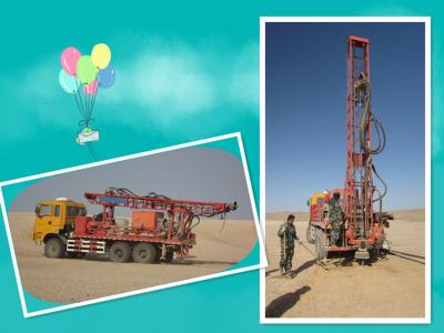 China Truck mounted drilling rig in desert TST-150 for sale