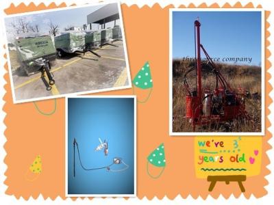 China shothole seismic drilling rig air compressor for sale