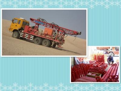 China Truck mounted drilling rig in desert oil exploration for sale