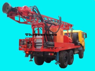 China Truck mounted drilling rig testing in desert TST-150 for sale