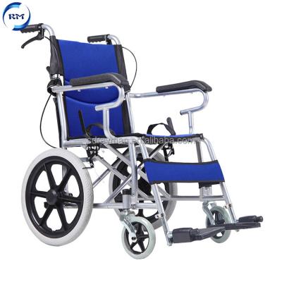 China Clinic Factory Price Portable Folding Wheelchair For Handicapped for sale