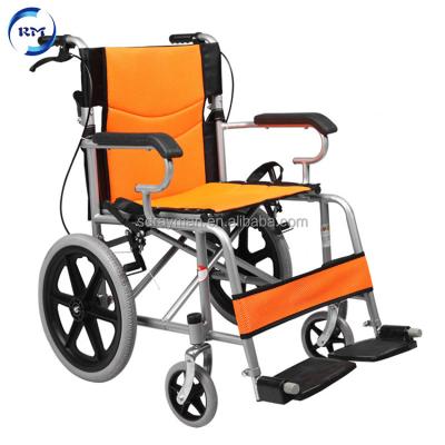 China Hospital factory price portable lightweight foldable wheelchair for handicapped for sale