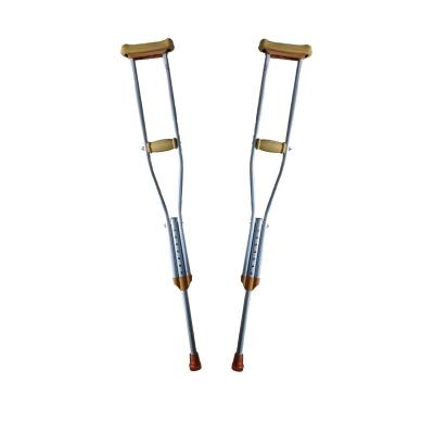 China 2021 Hot Selling Hospital Good Quality Aluminum Alloy Lightweight Medical Adult Aluminum Crutches for sale