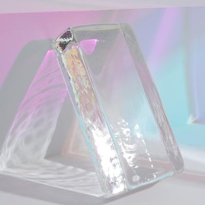 China Europe High Quality Crystal Glass Block For Wall Building Decoration Crystal Glass Brick for sale