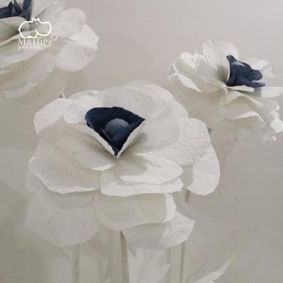 China Europe New Products Artificial Giant Paper Flower Arrangements Wedding Event Home Decor for sale