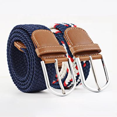 China Elastic Woven Canvas Amazon Canvas Fabric Stretch Braided Belts Multicolor for sale