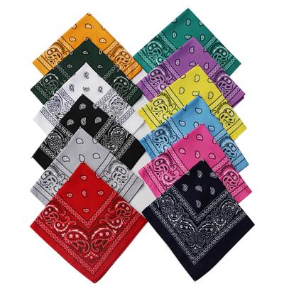 China Soft Seamless Tube Bandana Scarf With Logo Sports High Quality 100% Cotton Paisley Bandana Black Pet for sale