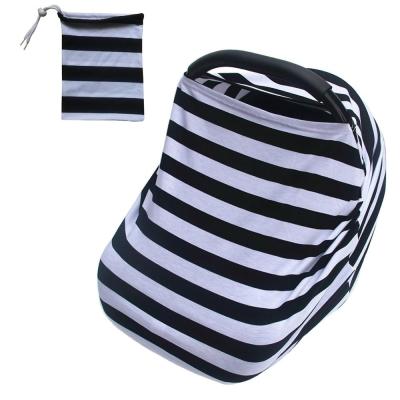 China Multifunctional Cotton Baby Seat Cover Canopy Cover Breastfeeding Nursing Blanket for sale