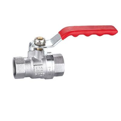 China General DN15 - DN100 PN25 Pressure CW 617n Corrugated Handle Ball Valve Valve Zinc Brass Ball Valve for sale