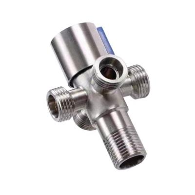 China General sus304 201 angle seat valve stainless steel toilet valve 4 way angle valve for sale