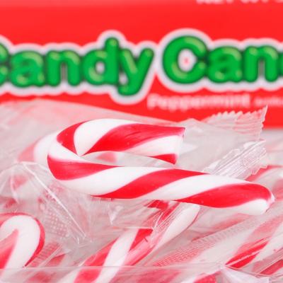 China Wholesale 5g Different Package Mini Sweet Mint Candy Canes Natural Hard Candy Pack In Christmas Gift Box for sale