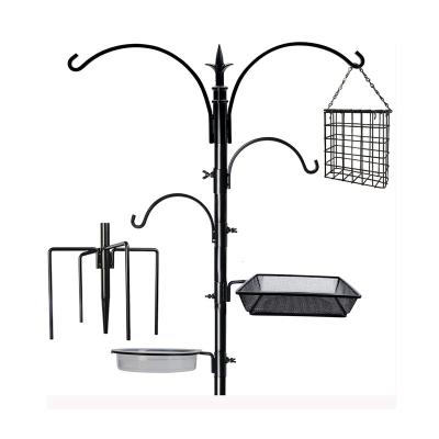 China Premium Stocked Kit Bird Feeder Pole Wild Bird Feeder Hanging Kit Bird Feeder Hanger Hook Bird Feeding Station for sale