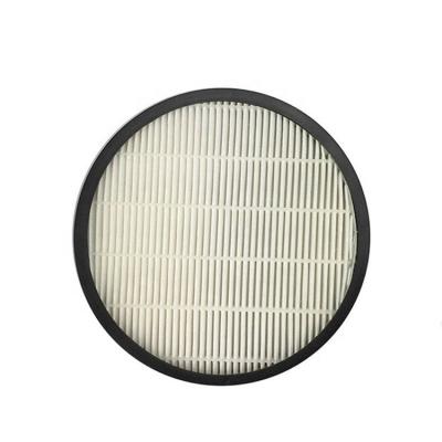 China Long Lifespan OEM Home Use Air Purifier Vacuum Cleaner Parts Hepa 99.9% H11 H12 H13 Round Air Filter for sale