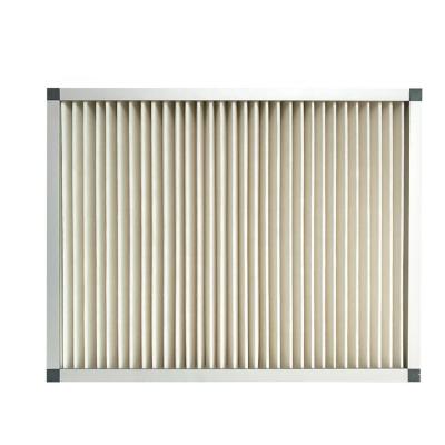 China Industrial Plant Medium Efficiency Folding Panel Filter for Hospitals Semiconductor Machinery Factory Electronic Precise Air Filter for sale