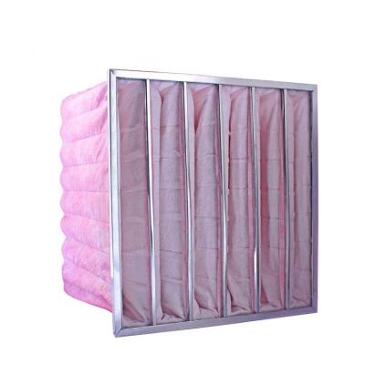 China Industrial Conditioner Ventilation F5-F9 Midum Efficiency Pocket Filter Bag Filter For Clean Room for sale