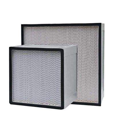 China Home Industrial Set Fiberglass High Efficiency H14 Hepa Filter Laminar Flow for sale