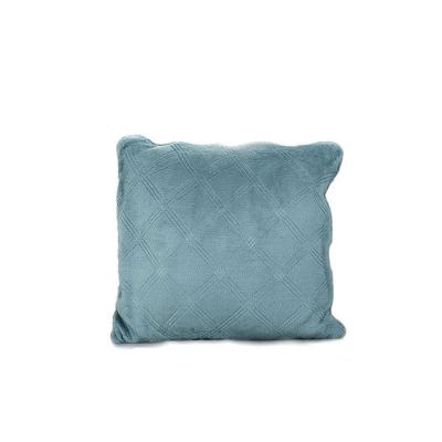 China Anti-Bacteria Wholesale Adult Warm Soft 100% Polyester Custom Plush Fleece Christmas Travel Quality Pillow Cover And Pillow Set for sale