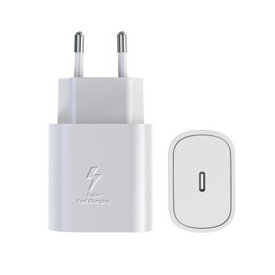 China Good Quality Wall Charger Mobile Phone PPS 25W Fast Charging Travel Fast Charge For Samsung Mobile Phone for sale