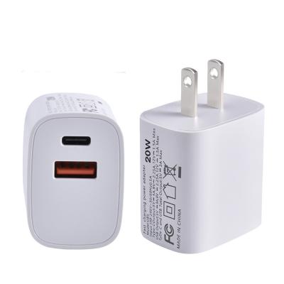 China Mobile Phone USA PD QC 3.0 USB Travel Wall Chargers Quick Fast Charging Adapter for sale