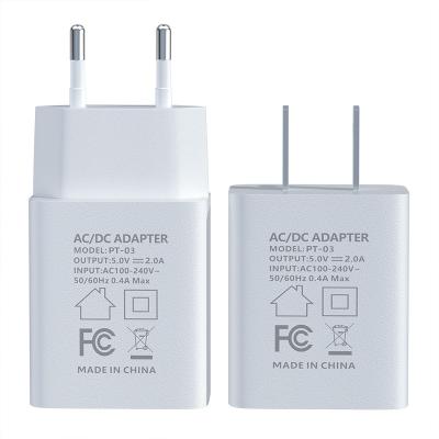 China Mobile Phone 5v 1A 5V 2A USA Pulg Micro USB Travel Wall Charger 5w 10w Fast Charging Charger For Smart Phone Adapter for sale