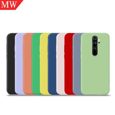 China Great Hand Feel For Redmi Note 8 Pro Slim Silicone Rubber Liquid Case for sale