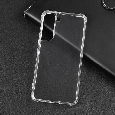 China Shockproof Clear TPU Phone Case For Samsung Galaxy S22 S22 Plus Ultra Shockproof Airbag s22 Transparent Cover Case for sale