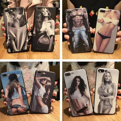 China Printing Phone Case Cover Girl Hot Soft TPU Painted Back Cover Case For iphone 7 Sexy Girl Printing Phone Case for sale