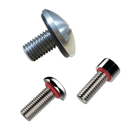 China M3 M4 M5 M6 M8 M10 M12 20MM Pan O-Ring Screws M3 M4 M5 M6 M8 M10 M12 20MM Stainless Steel 304 316 Pan Head Phillips Self Sealing Copper Brass Machine Screws for sale