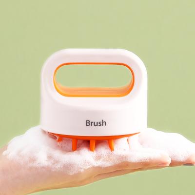 China New Items ABS+TPR Boomray Head Hair Shampoo Hair Wash Comb Hair Scalp Massager Brush Scalp Massager Brush for sale