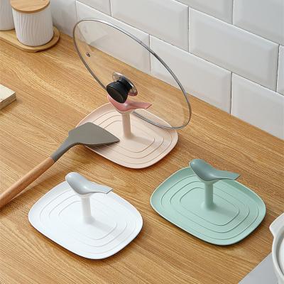 China Viable Manufacturer Multipurpose Ningbo Home Accessories Drip Pad Holder Cookware Spatula Spoon Pot Holder Lid Holder for sale