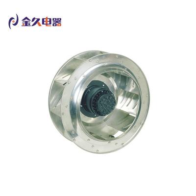 China Wholesale-alibaba Hotels Aluminum Alloy 355 Back Curve Centrifugal Fan AC 220v 230v Te koop