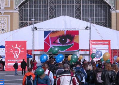 China Tela ultra magro do diodo emissor de luz das telas de exposição P8 da propaganda exterior para esportes vivos/mostra à venda