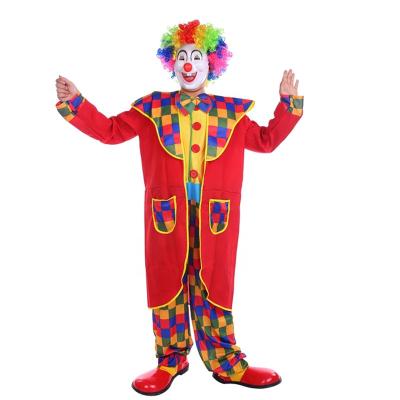 China Adult Cosplay Cartoon Costume Halloween Clown Costume For Party Bar Decoration Christmas Party Clown Adult Clown Costume Cosplay for sale