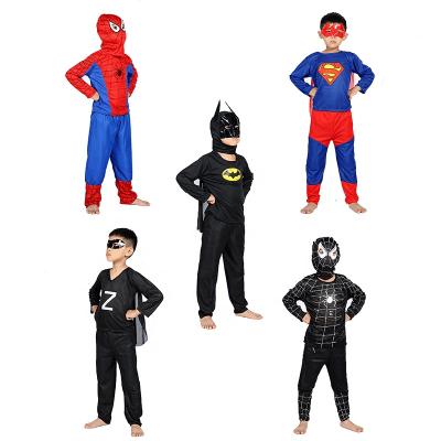 China Christmas Superhero Children's Clothing Spider-Mancheap Anime Cosplay Comic Costume Halloween Wonder Party Children's Clothing for sale