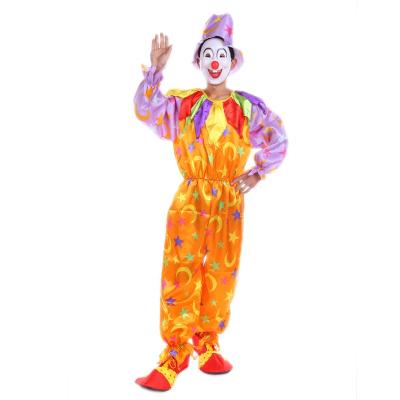 China Funny Cosplay Cartoon Costume Halloween Party Star Moon Clown Cosplay Costume Adult Male Costume Clown Performance Cosplay for sale