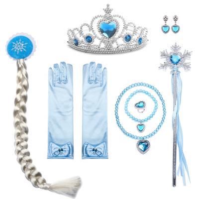 China European and American style Elsa Snow White Sofia Princess props crown magic magic wand sets Halloween party kids girls women hair accessories for sale