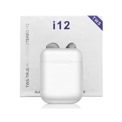 China i12s good quality wireless earphone 5.0 earbuds i12 earbuds mini tws touch control earphone for sale