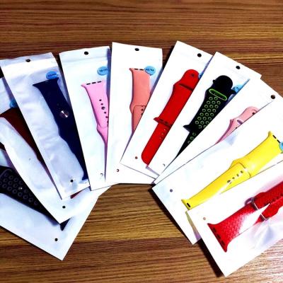 China Water Resistant Wholesale Price 44 mm 42mm 40mm Strap For iWatch Band Sport For Apple Watch Band Series 6 5 4 3 2 1 for sale