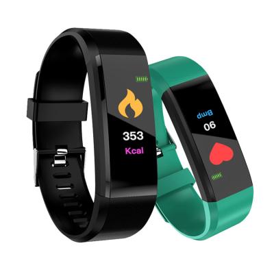 China Hot Selling THERMOMETER 115 Plus Fitness Health Sleep Band Bracelet Watch Sports Smart Wristband for sale