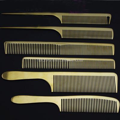 China Sustainable 440c Stainless Steel Barber Hair Dressing Comb Hairdressing Comb for sale