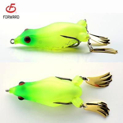 China Wholesale High Quality Eco-friendly Soft Frog Fishing Lure 16 Color Soft Frog Lure for sale